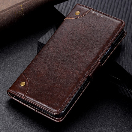 Housse Xiaomi Redmi Note 10 5G Style Cuir Nappa Rivets Vintage Housse Xiaomi Redmi Note 10 5G Style Cuir Nappa Rivets Vintage