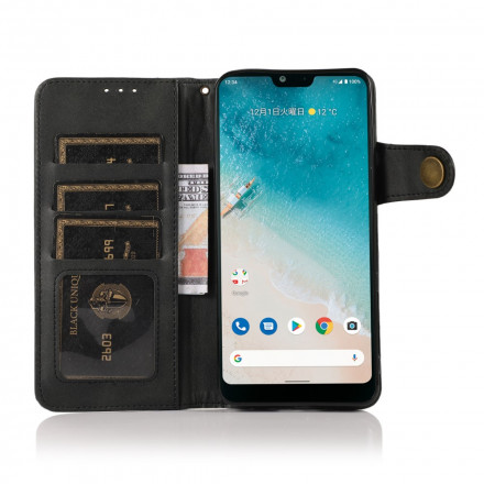 Housse Xiaomi Redmi Note 10 5G Simili Cuir Bouton KHAZNEH Housse Xiaomi Redmi Note 10 5G Simili Cuir Bouton KHAZNEH
