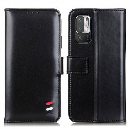 Housse Xiaomi Redmi Note 10 5G Effet Cuir Tricolore Housse Xiaomi Redmi Note 10 5G Effet Cuir Tricolore