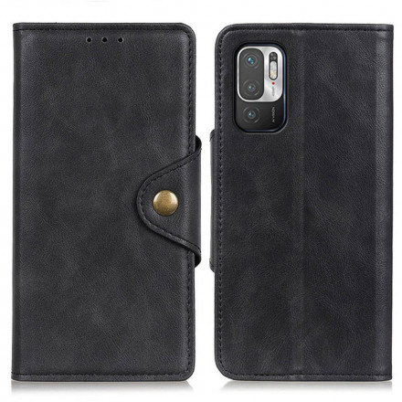 Housse Xiaomi Redmi Note 10 5G Simili Cuir Bouton Housse Xiaomi Redmi Note 10 5G Simili Cuir Bouton