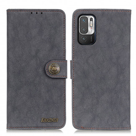 Housse Xiaomi Redmi Note 10 5G Cuir Fendu Rétro KHAZNEH Housse Xiaomi Redmi Note 10 5G Cuir Fendu Rétro KHAZNEH