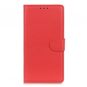 Housse Xiaomi Redmi Note 10 5G Simili Cuir Litchi Traditionnel