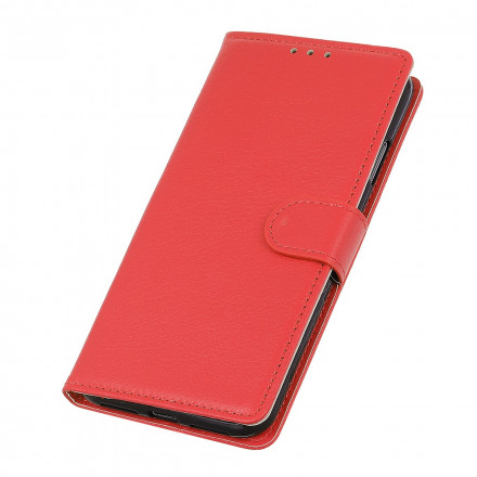 Housse Xiaomi Redmi Note 10 5G Simili Cuir Litchi Traditionnel