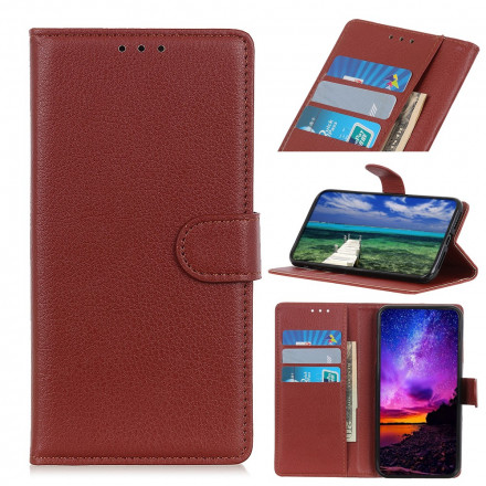 Housse Xiaomi Redmi Note 10 5G Simili Cuir Litchi Traditionnel Housse Xiaomi Redmi Note 10 5G Simili Cuir Litchi Traditionnel