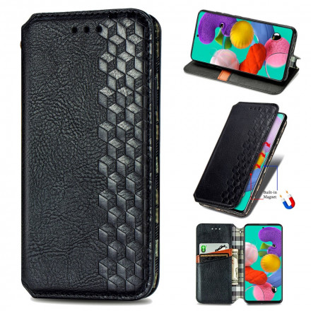 Flip Cover Samsung Galaxy A51 Effet Cuir Texture Diamant Flip Cover Samsung Galaxy A51 Effet Cuir Texture Diamant