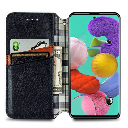 Flip Cover Samsung Galaxy A51 Effet Cuir Texture Diamant Flip Cover Samsung Galaxy A51 Effet Cuir Texture Diamant