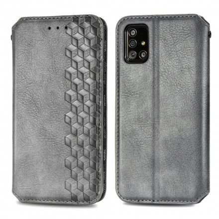 Flip Cover Samsung Galaxy A51 Effet Cuir Texture Diamant Flip Cover Samsung Galaxy A51 Effet Cuir Texture Diamant