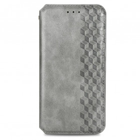 Flip Cover Samsung Galaxy A51 Effet Cuir Texture Diamant