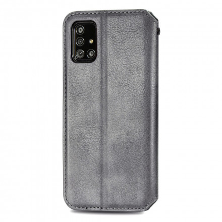 Flip Cover Samsung Galaxy A51 Effet Cuir Texture Diamant Flip Cover Samsung Galaxy A51 Effet Cuir Texture Diamant