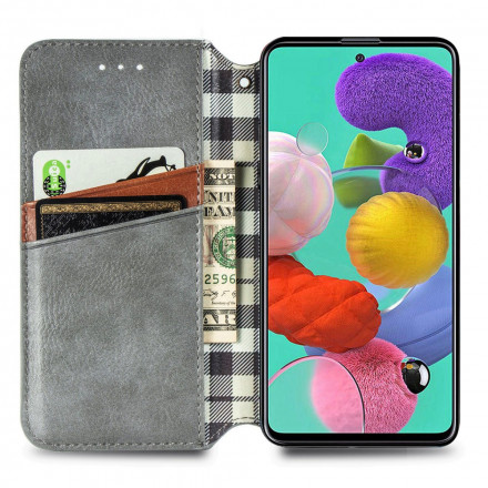 Flip Cover Samsung Galaxy A51 Effet Cuir Texture Diamant Flip Cover Samsung Galaxy A51 Effet Cuir Texture Diamant