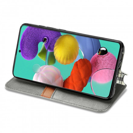 Flip Cover Samsung Galaxy A51 Effet Cuir Texture Diamant Flip Cover Samsung Galaxy A51 Effet Cuir Texture Diamant