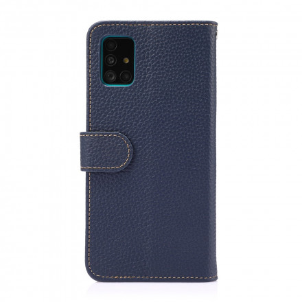 Housse Samsung Galaxy A51 Cuir Litchi KHAZNEH Housse Samsung Galaxy A51 Cuir Litchi KHAZNEH