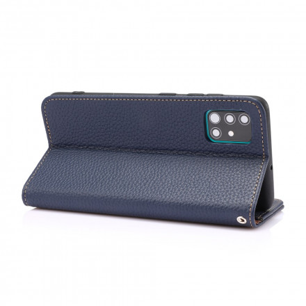 Housse Samsung Galaxy A51 Cuir Litchi KHAZNEH Housse Samsung Galaxy A51 Cuir Litchi KHAZNEH