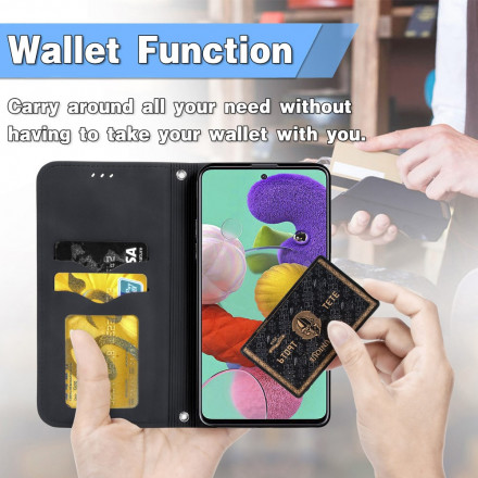 Flip Cover Samsung Galaxy A51 Simili Cuir Vintage Flip Cover Samsung Galaxy A51 Simili Cuir Vintage