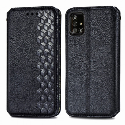 Flip Cover Samsung Galaxy A51 5G Effet Cuir Texture Diamant Flip Cover Samsung Galaxy A51 5G Effet Cuir Texture Diamant