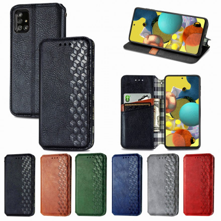 Flip Cover Samsung Galaxy A51 5G Effet Cuir Texture Diamant Flip Cover Samsung Galaxy A51 5G Effet Cuir Texture Diamant