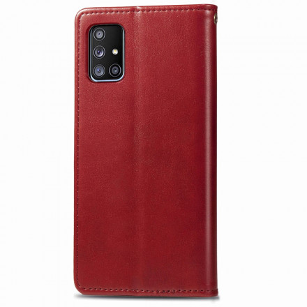 Housse Samsung Galaxy A51 5G Simili Cuir et Fermoir Vintage Housse Samsung Galaxy A51 5G Simili Cuir et Fermoir Vintage