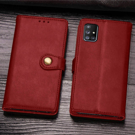 Housse Samsung Galaxy A51 5G Simili Cuir et Fermoir Vintage Housse Samsung Galaxy A51 5G Simili Cuir et Fermoir Vintage