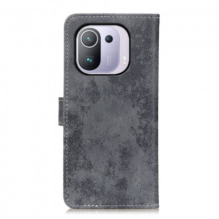 Housse Xiaomi Mi 11 Pro Simili Cuir Vintage Housse Xiaomi Mi 11 Pro Simili Cuir Vintage