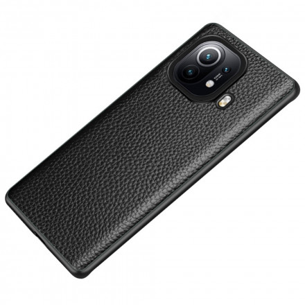 Coque Xiaomi Mi 11 Pro Cuir Litchi Véritable Coque Xiaomi Mi 11 Pro Cuir Litchi Véritable