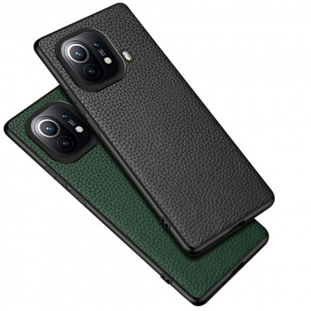 Coque Xiaomi Mi 11 Pro Cuir Litchi Véritable Coque Xiaomi Mi 11 Pro Cuir Litchi Véritable