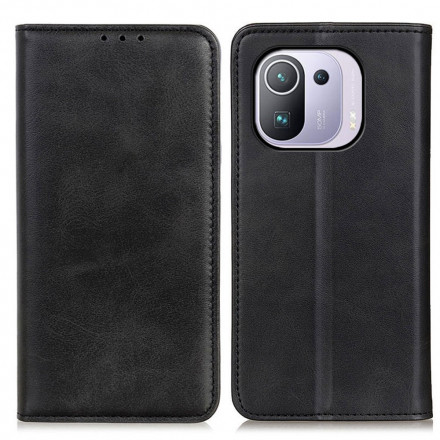 Flip Cover Xiaomi Mi 11 Pro Cuir Fendu Flip Cover Xiaomi Mi 11 Pro Cuir Fendu