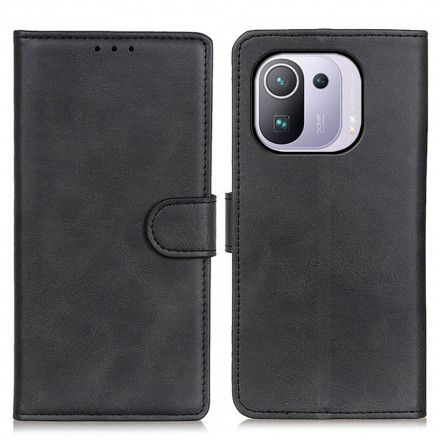Housse Xiaomi Mi 11 Pro Effet Cuir Mat Housse Xiaomi Mi 11 Pro Effet Cuir Mat