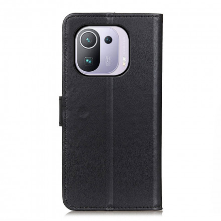 Housse Xiaomi Mi 11 Pro Simili Cuir Simple Housse Xiaomi Mi 11 Pro Simili Cuir Simple