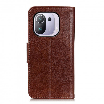 Housse Xiaomi Mi 11 Pro Cuir Fendu Nappa Housse Xiaomi Mi 11 Pro Cuir Fendu Nappa