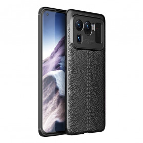 Coque Xiaomi Mi 11 Ultra Effet Cuir Litchi Double Line