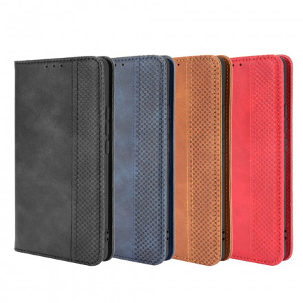 Flip Cover Xiaomi Mi 11 Ultra Effet Cuir Vintage Stylisé Flip Cover Xiaomi Mi 11 Ultra Effet Cuir Vintage Stylisé