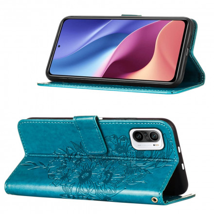 Housse Poco F3 / Xiaomi Mi 11i 5G Papillon Design avec Lanière Housse Poco F3 / Xiaomi Mi 11i 5G Papillon Design avec Lanière