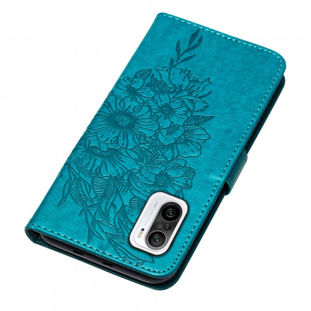 Housse Poco F3 / Xiaomi Mi 11i 5G Papillon Design avec Lanière Housse Poco F3 / Xiaomi Mi 11i 5G Papillon Design avec Lanière