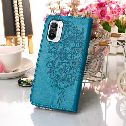 Housse Poco F3 / Xiaomi Mi 11i 5G Papillon Design avec Lanière Housse Poco F3 / Xiaomi Mi 11i 5G Papillon Design avec Lanière