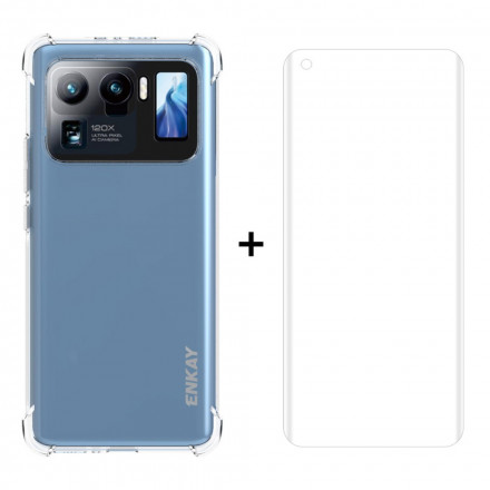 Coque Xiaomi Mi 11 Ultra Combo Coque et Verre trempée ENKAY Coque Xiaomi Mi 11 Ultra Combo Coque et Verre trempée ENKAY