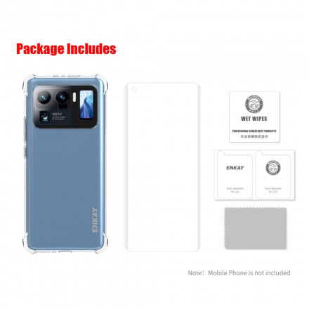 Coque Xiaomi Mi 11 Ultra Combo Coque et Verre trempée ENKAY Coque Xiaomi Mi 11 Ultra Combo Coque et Verre trempée ENKAY