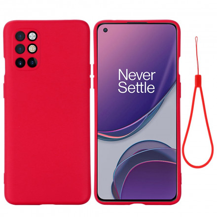 Coque OnePlus 8T Silicone Liquide Avec Lanière Coque OnePlus 8T Silicone Liquide Avec Lanière