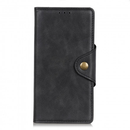Housse Realme 8 / 8 Pro Simili Cuir Bouton Décoratif Housse Realme 8 / 8 Pro Simili Cuir Bouton Décoratif