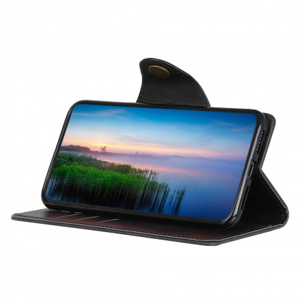 Housse Realme 8 / 8 Pro Simili Cuir Bouton Décoratif Housse Realme 8 / 8 Pro Simili Cuir Bouton Décoratif