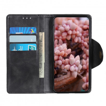 Housse Realme 8 / 8 Pro Simili Cuir Bouton Décoratif Housse Realme 8 / 8 Pro Simili Cuir Bouton Décoratif