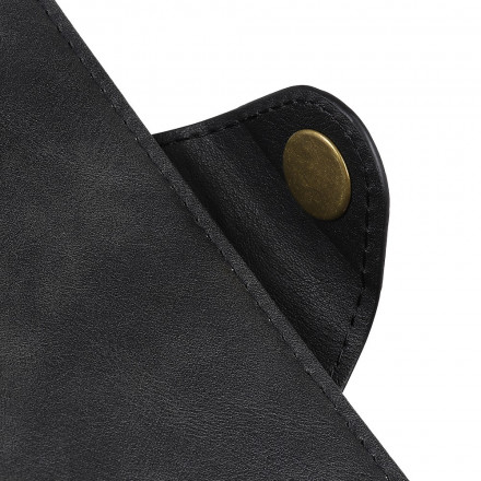 Housse Realme 8 / 8 Pro Simili Cuir Bouton Décoratif Housse Realme 8 / 8 Pro Simili Cuir Bouton Décoratif