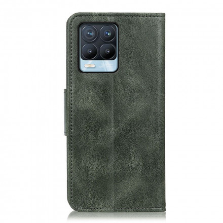Housse Realme 8 / 8 Pro Effet Cuir Fermoir Réversible Housse Realme 8 / 8 Pro Effet Cuir Fermoir Réversible