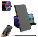 Housse OnePlus 8T Simili Cuir Couverture Miroir