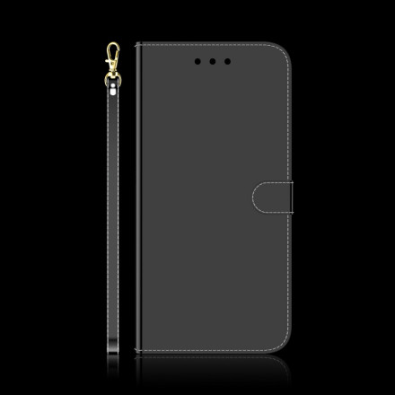Housse OnePlus 8T Simili Cuir Couverture Miroir