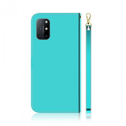 Housse OnePlus 8T Simili Cuir Couverture Miroir
