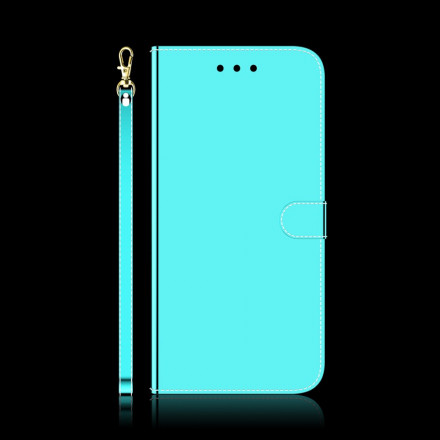 Housse OnePlus 8T Simili Cuir Couverture Miroir