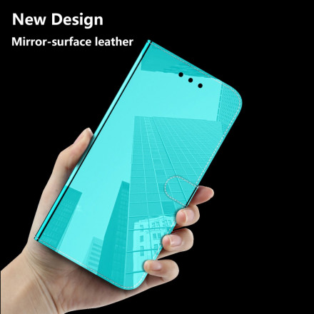 Housse OnePlus 8T Simili Cuir Couverture Miroir