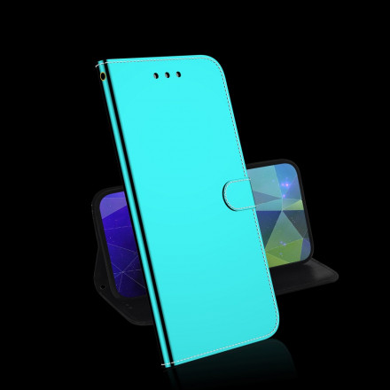 Housse OnePlus 8T Simili Cuir Couverture Miroir