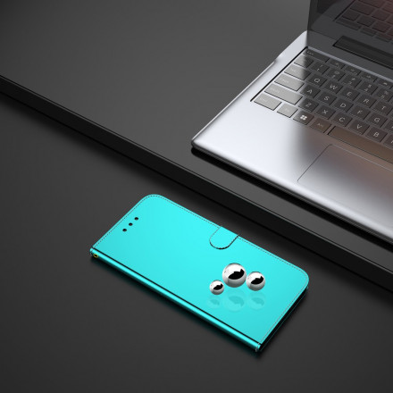 Housse OnePlus 8T Simili Cuir Couverture Miroir