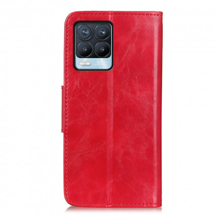 Housse Realme 8 / 8 Pro Cuir Fendu Rétro Housse Realme 8 / 8 Pro Cuir Fendu Rétro
